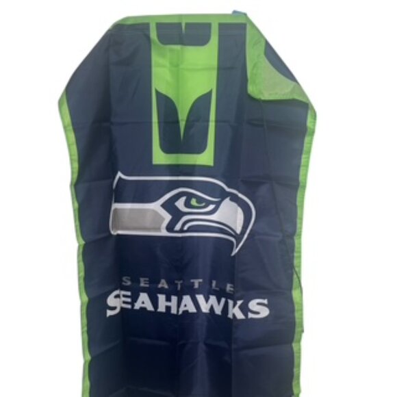 NEW Seattle Seahawks NFL Football Team Fan Flag Wear It Wave It NWT - Picture 1 of 7
